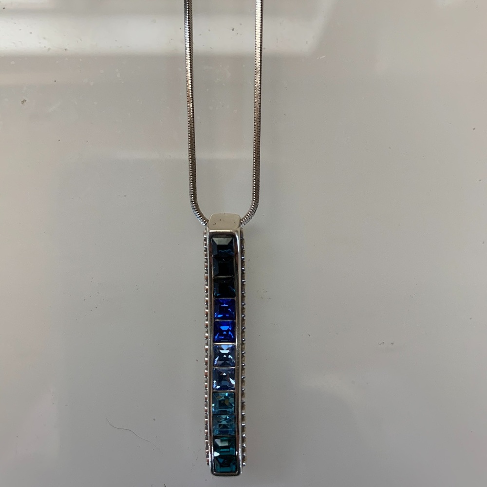 Brighton Blue Spectrum Necklace NWT